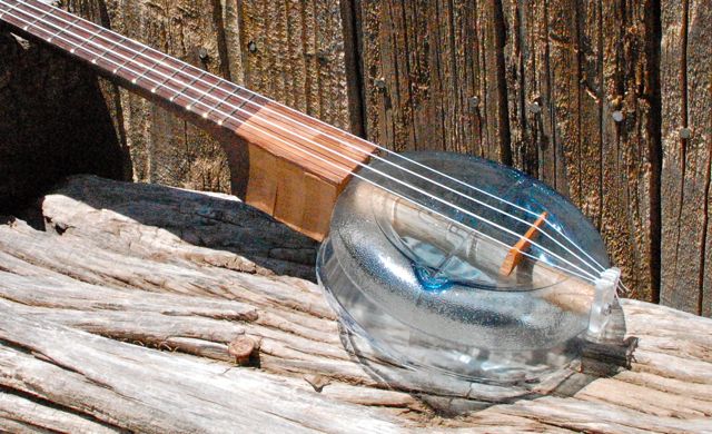 water bottle ukulele